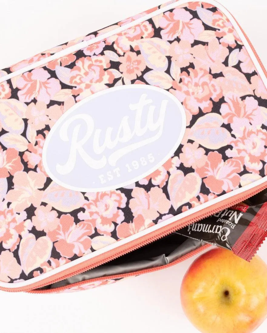 Paradisa Floral Printed Insulated Lunch Box Girls - Beachin Surf