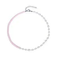 Pearl & Baby Pink Heishi Choker - Beachin Surf