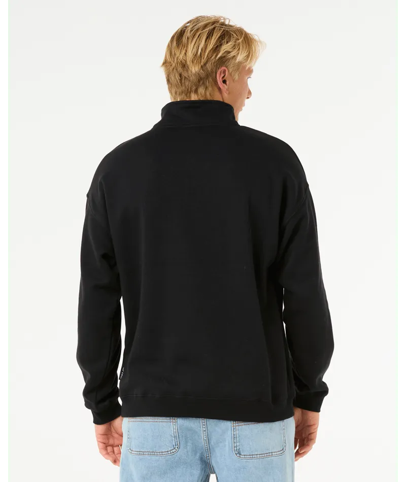 Pill Icon 1/4 Zip Crew - Beachin Surf