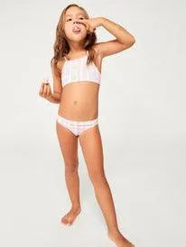 Pineapple Line Crop Top Two-Piece Bikini Set - Beachin Surf