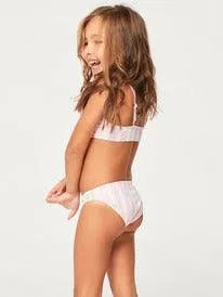 Pineapple Line Crop Top Two-Piece Bikini Set - Beachin Surf