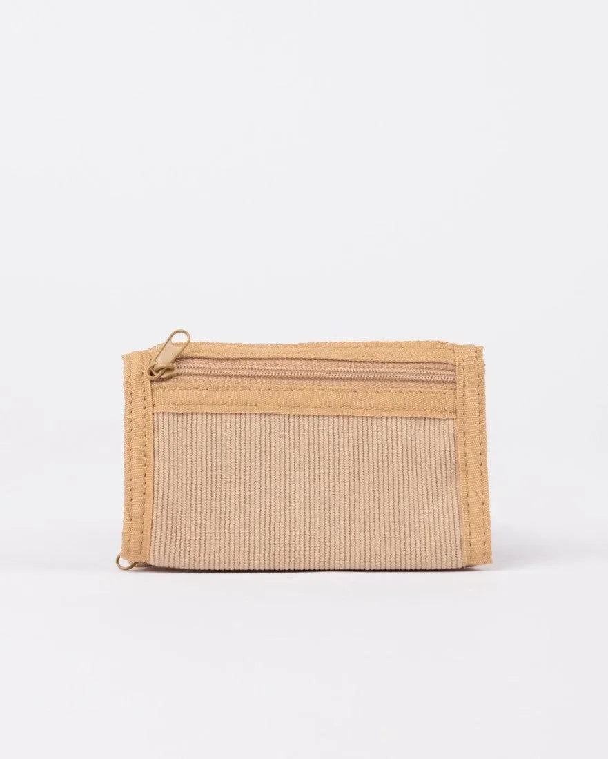 Pit Stop Tri Fold Embroidered Cord Wallet