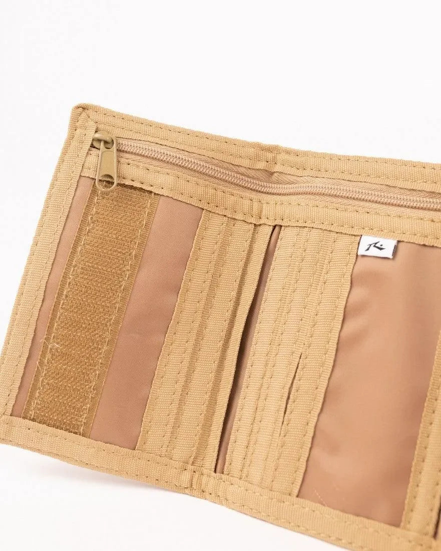 Pit Stop Tri Fold Embroidered Cord Wallet