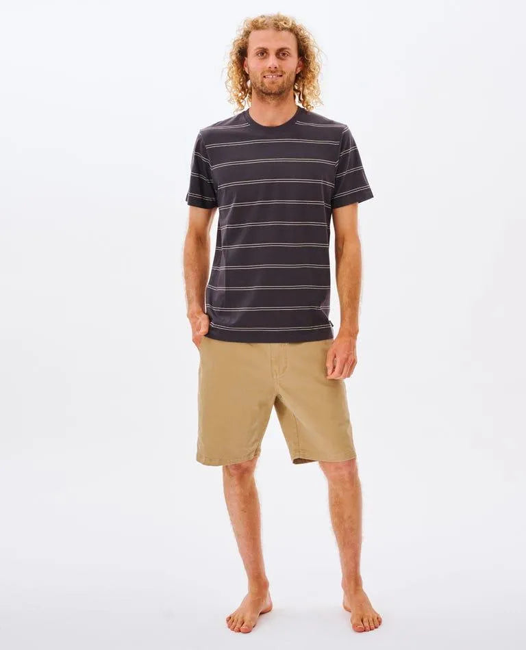 Plain Stripe Tee - Beachin Surf