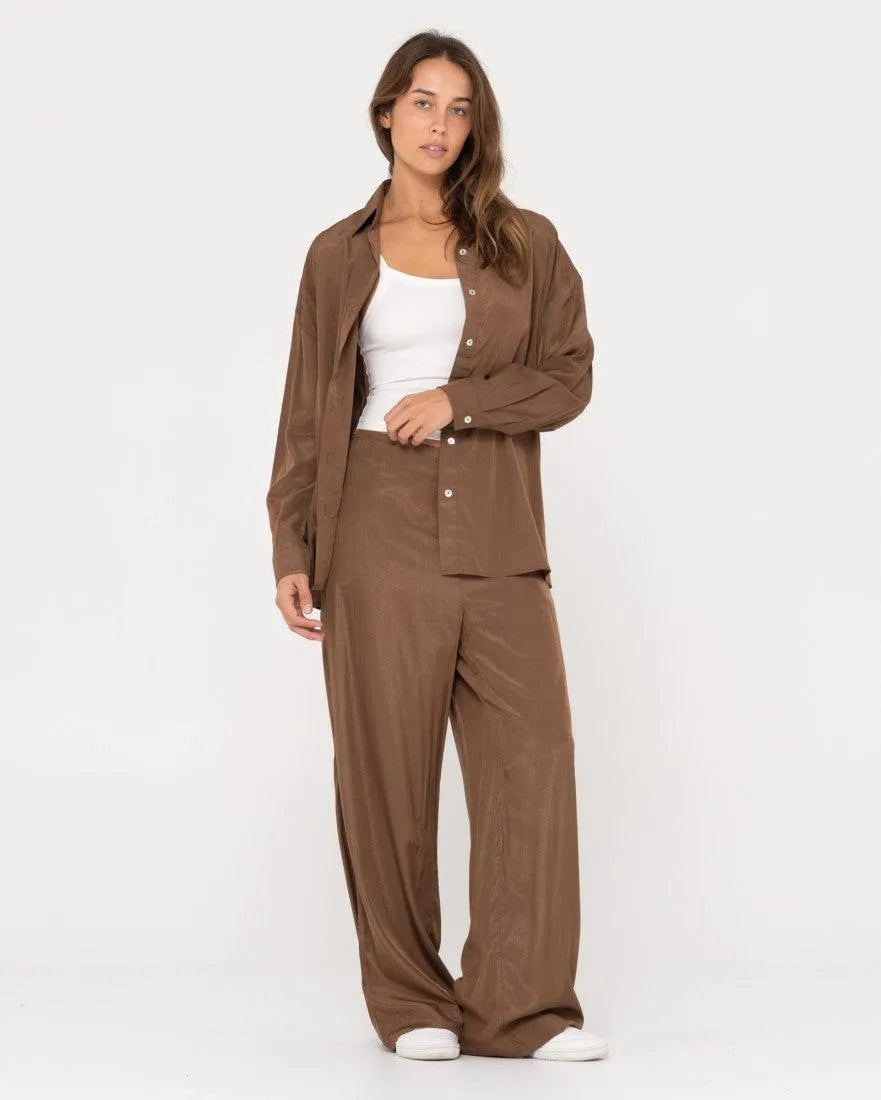 Porter Oversized Long Sleeve Shirt - Beachin Surf