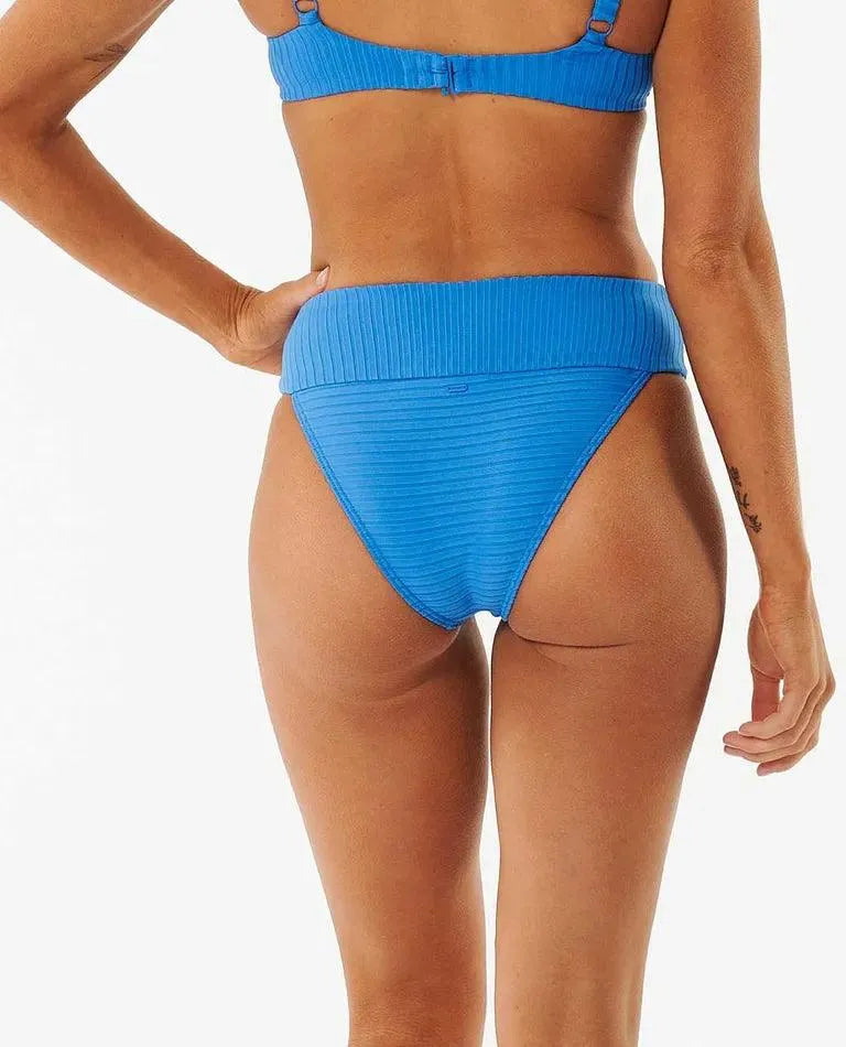 Premium Surf High Waist Cheeky Coverage Bikini Bottoms - Beachin Surf