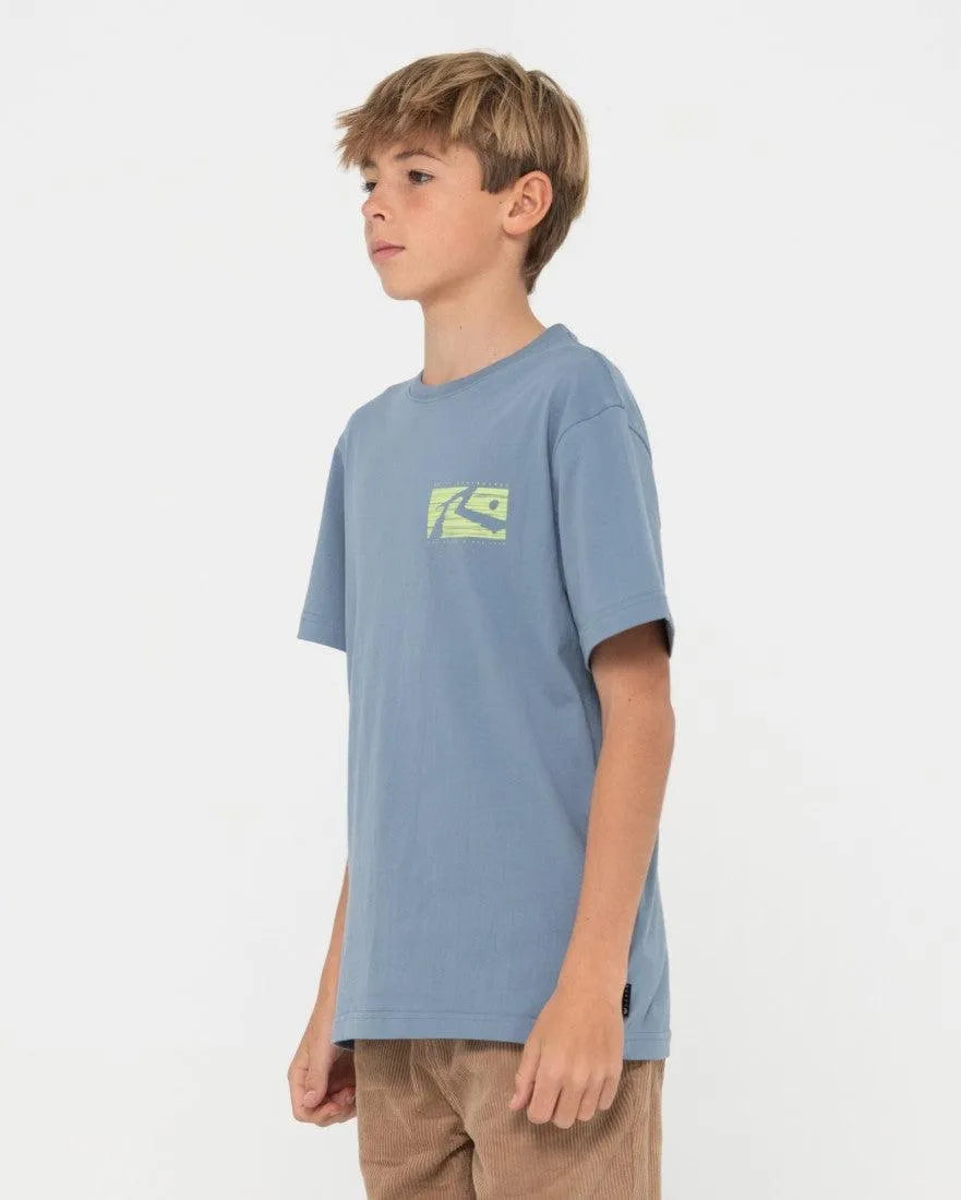 R Dot Short Sleeve Tee Boys - Beachin Surf