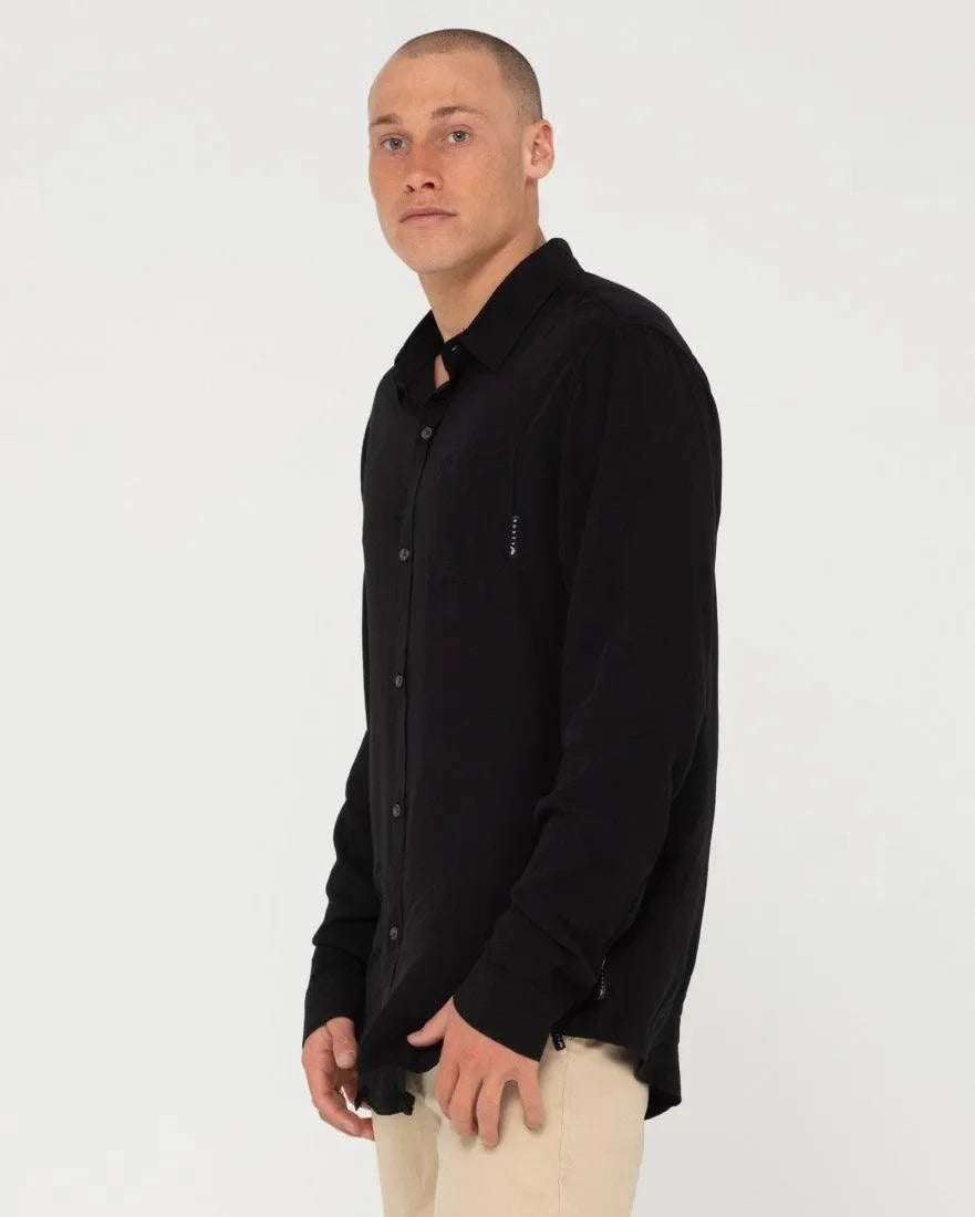 Razor Long Sleeve Rayon Shirt