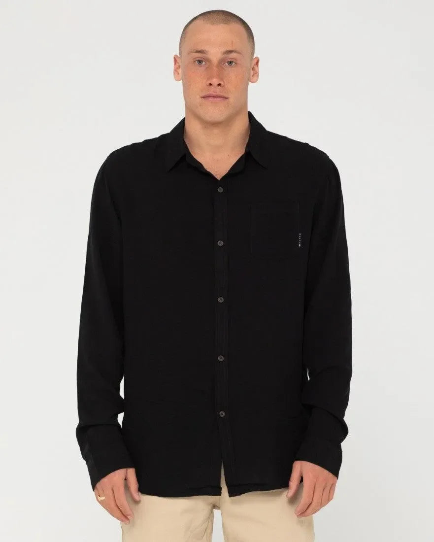 Razor Long Sleeve Rayon Shirt