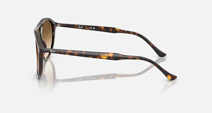 RB2215 - Havana/Clear Gradient Brown