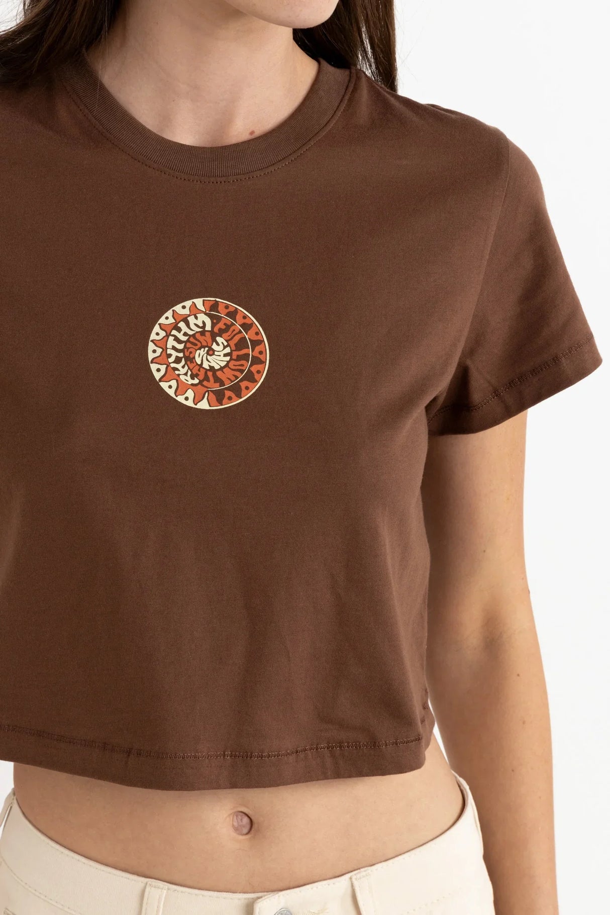 Rhythm Sun Crop Crew Tee