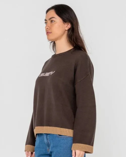 Rider Relaxed Crew Neck Knit - Beachin Surf