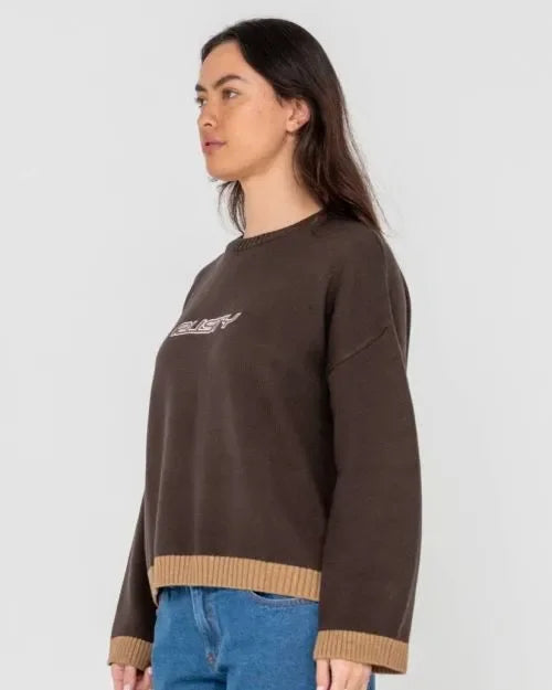 Rider Relaxed Crew Neck Knit