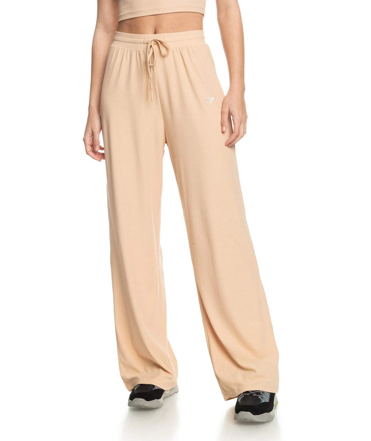 Rise & Vibe Rib Wide Leg Pants - Beachin Surf