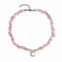 Rose Quartz Chip W/Fresh Water Pearl - Beachin Surf