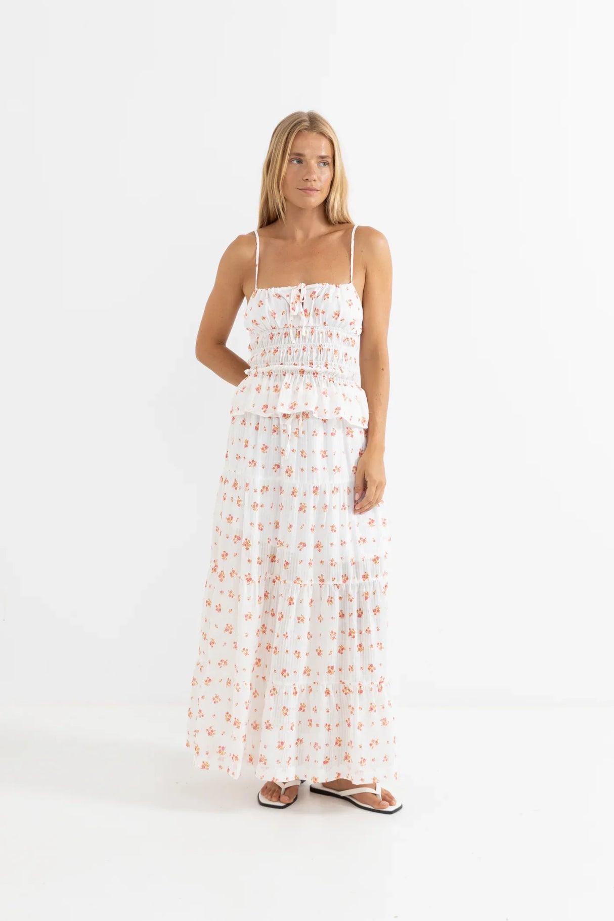 rosie-floral-tie-front-top-wht-1025W-FT07-WHT-2_1 - Beachin Surf