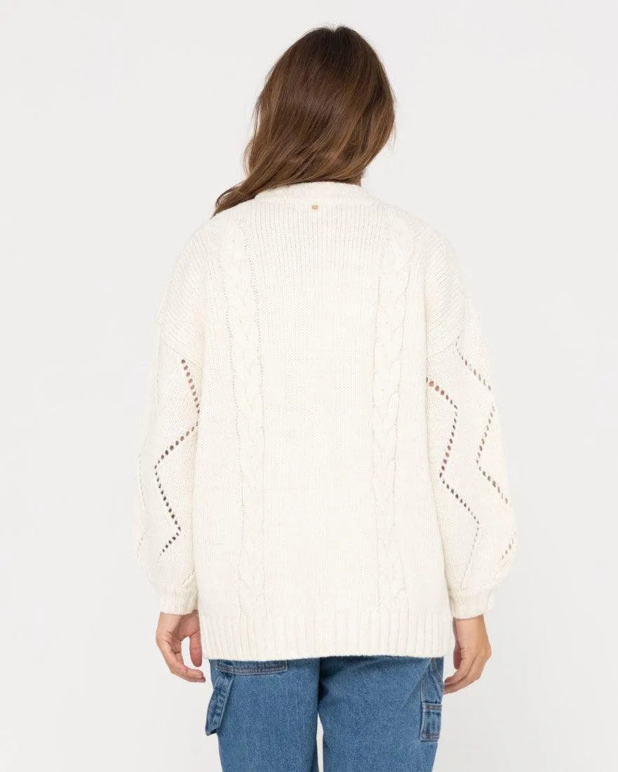 Rossie Relaxed Fit Knit Cardigan - Beachin Surf