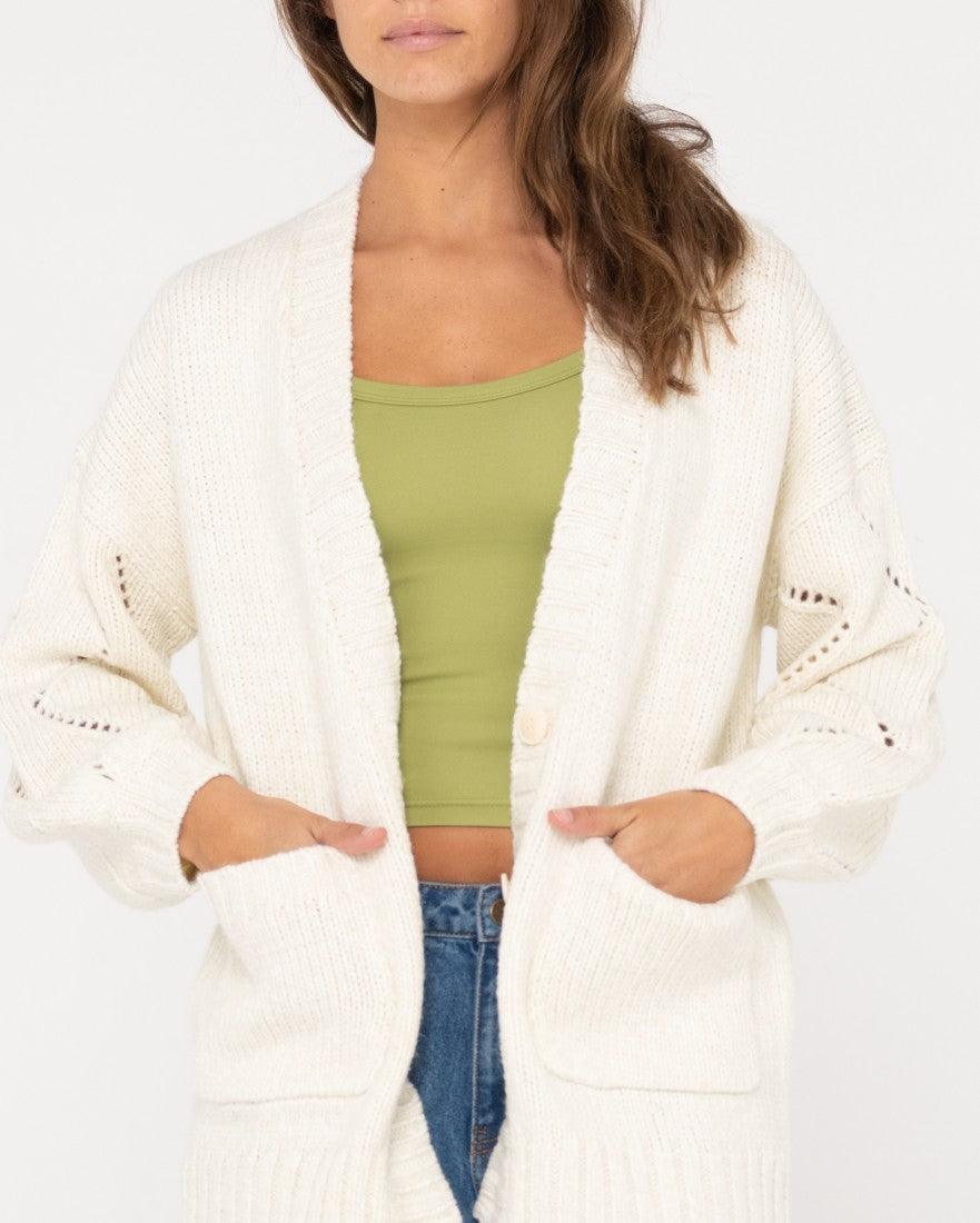 Rossie Relaxed Fit Knit Cardigan - Beachin Surf