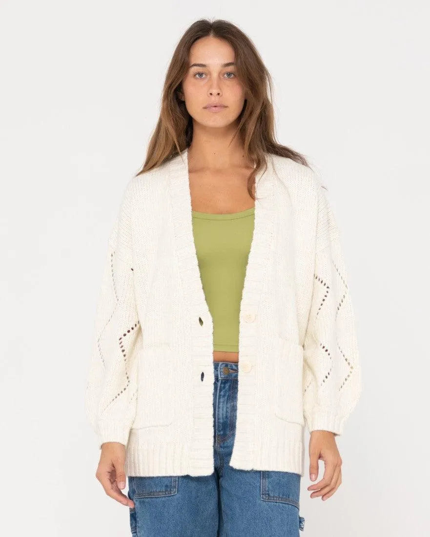 Rossie Relaxed Fit Knit Cardigan - Beachin Surf