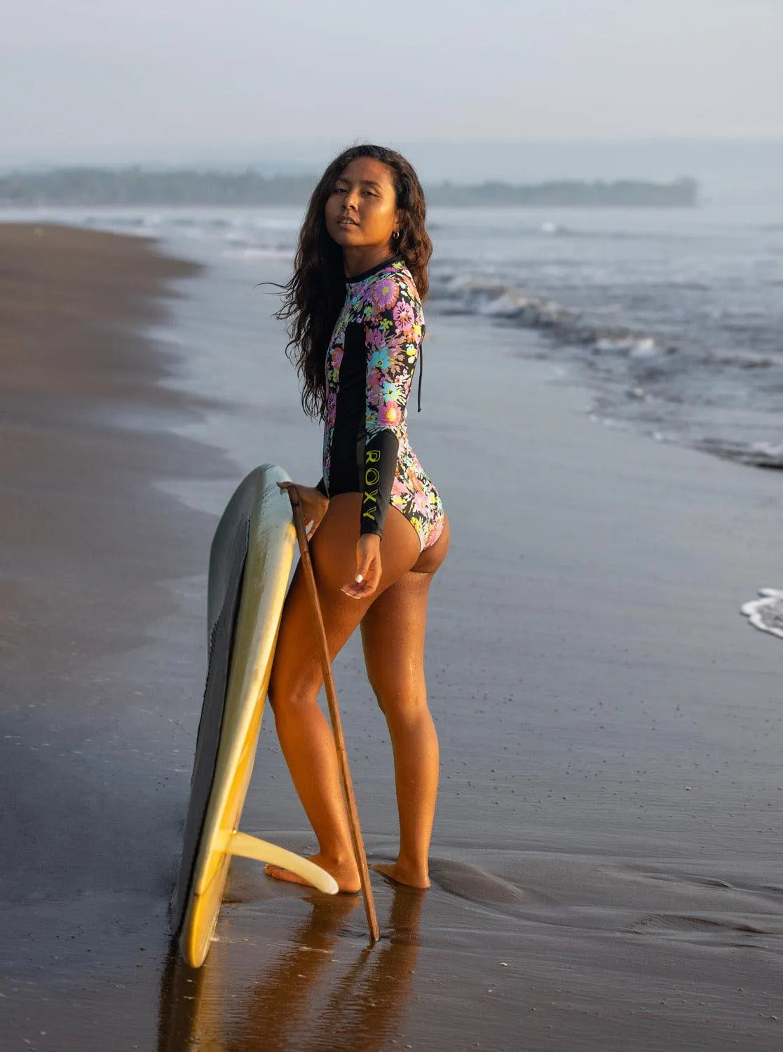 Roxy Active Ls Onesie Pt - Beachin Surf