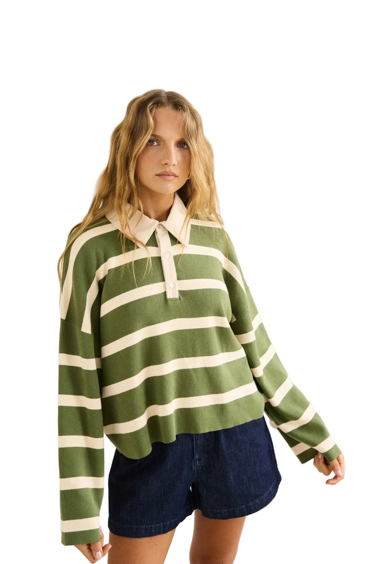 rugby-polo-knit-sweater-oli-CD25W-KN18SW-OLI-1_1 - Beachin Surf