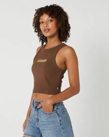 Rusty Contrast Racer Tank