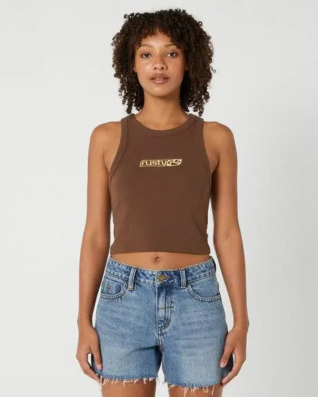 Rusty Contrast Racer Tank