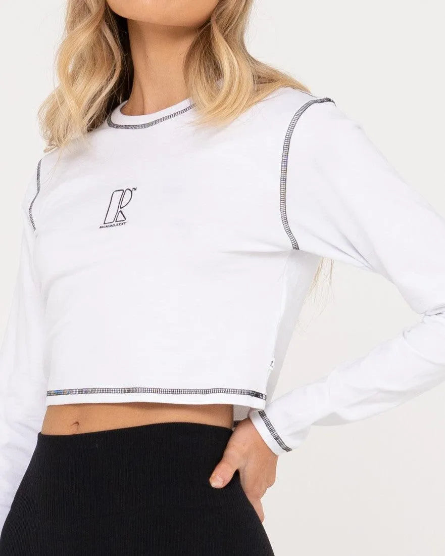 Rusty Fortitude Organic Cotton Long Sleeve Baby Tee - Beachin Surf