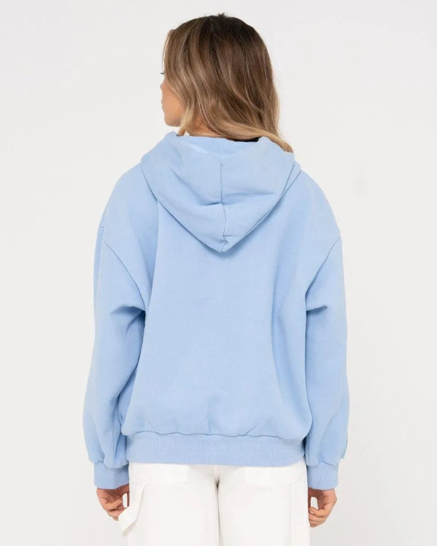 Rusty Script Oversize Hooded Fleece - Beachin Surf