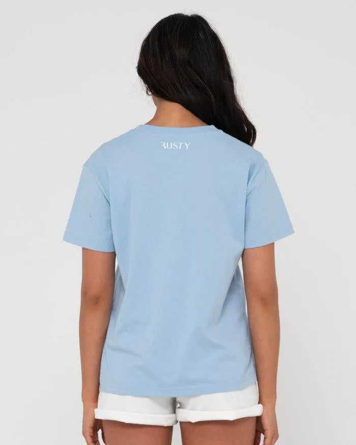 Rusty Signature Relaxed Tee - Beachin Surf