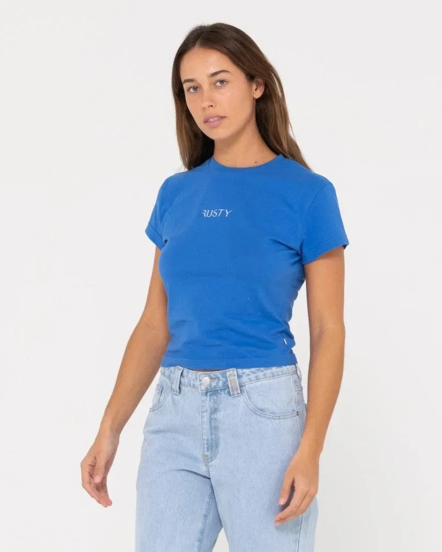 Rusty Signature Skimmer Baby Tee