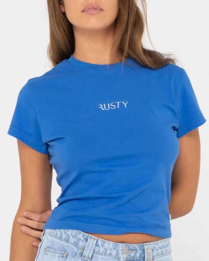 Rusty Signature Skimmer Baby Tee - Beachin Surf