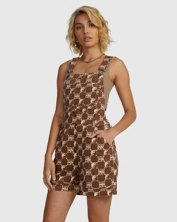Rvca Healing Sloucher Overalls - Beachin Surf