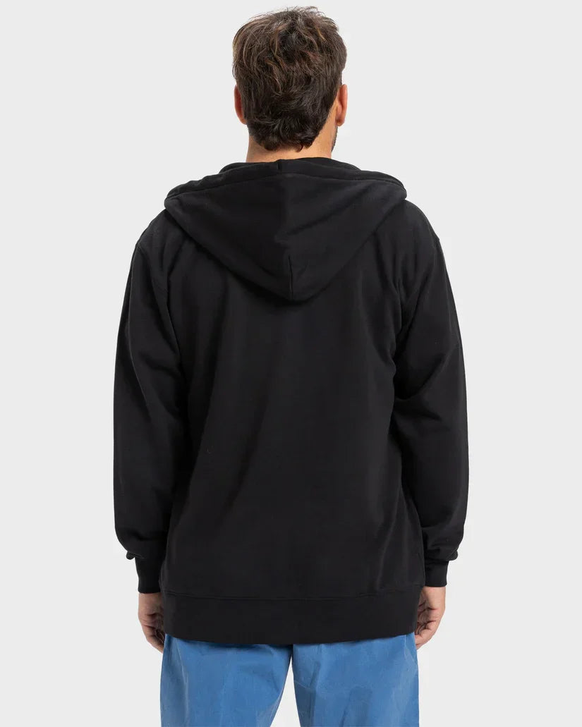 Salt Water Zip Hoodie - Black