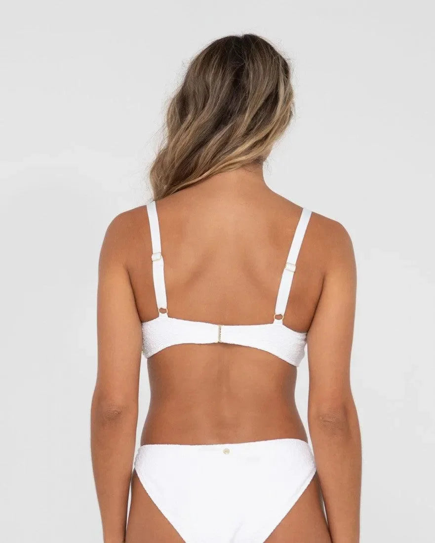 Sandalwood Textured Bralette Bikini Top