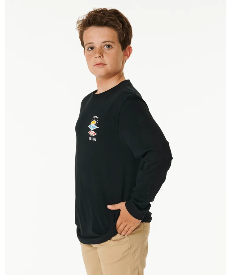 Search Icon L/S Tee Boy - Beachin Surf
