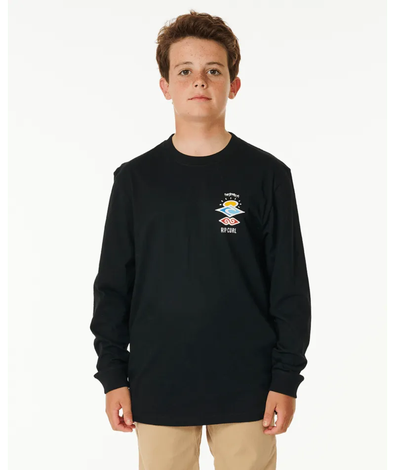 Search Icon L/S Tee Boy - Beachin Surf