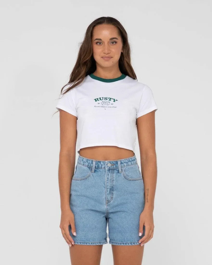 Second Chance Short Sleeve Graphic Baby Tee