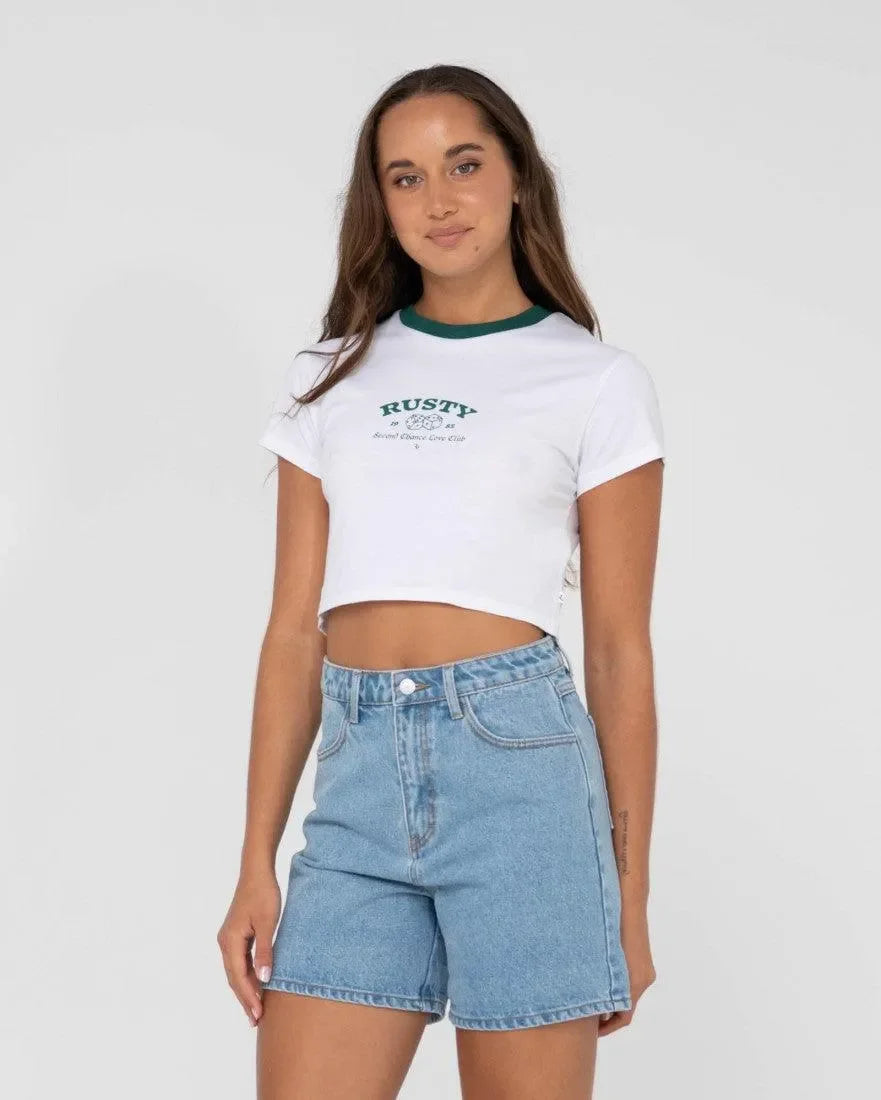 Second Chance Short Sleeve Graphic Baby Tee