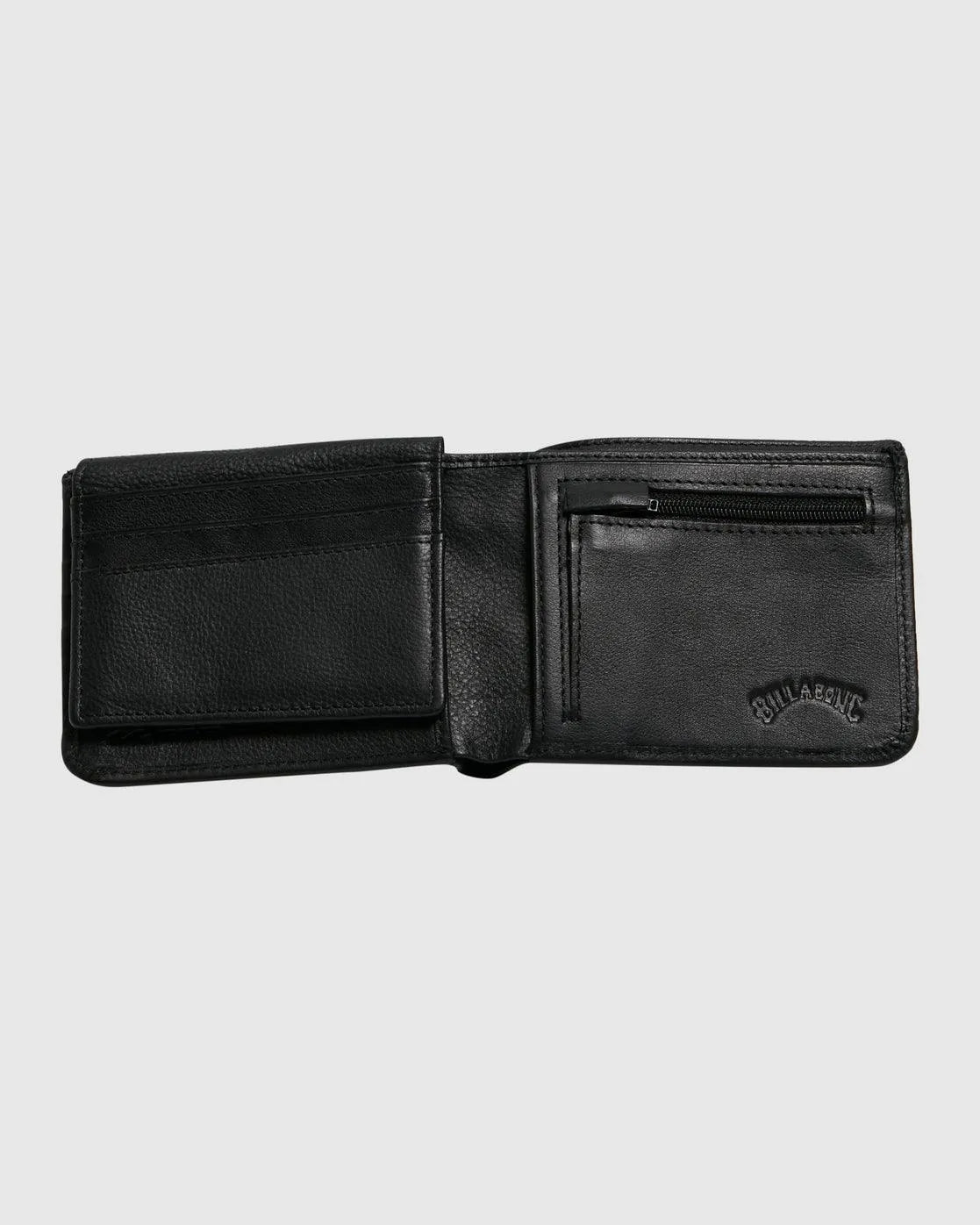 Secret Pocket Leather Wallet - Beachin Surf