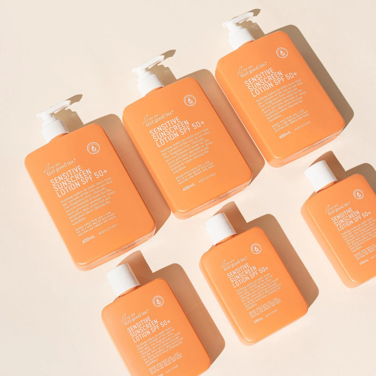 Sensitive Sunscreen Lotion SPF50+ - Fragrance Free 200ml