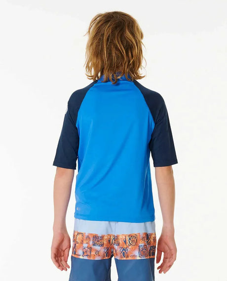 Shock Upf Short Sleeve Boys 8-16 - Beachin Surf