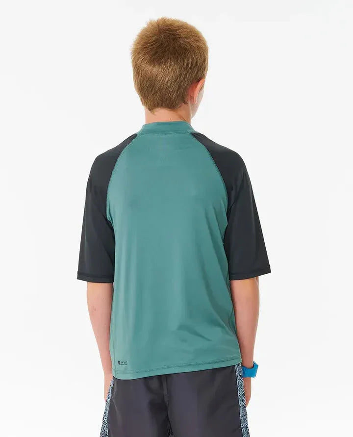 Shock Upf Short Sleeve Boys 8-16 - Beachin Surf
