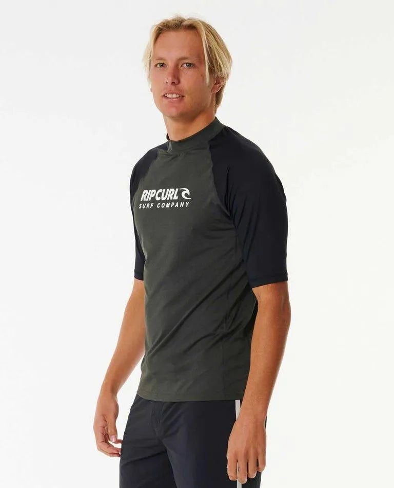 Shock Uv Short Sleeve Rash Vest - Beachin Surf