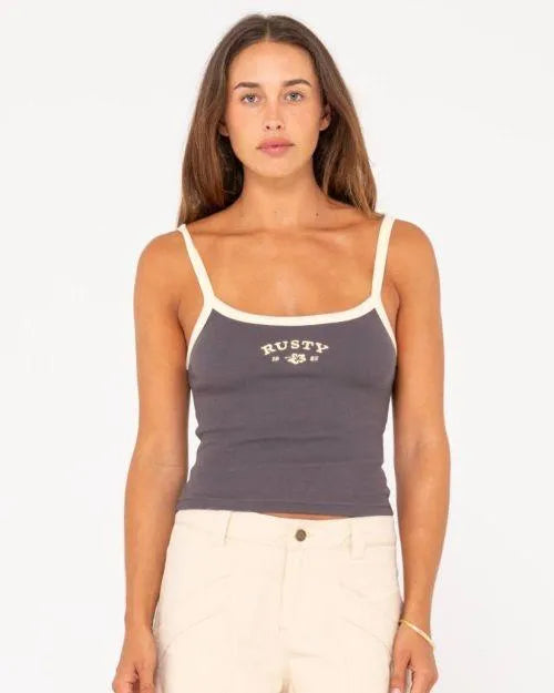 Short Cut Ribbed Skimmer Length Tank - Beachin Surf