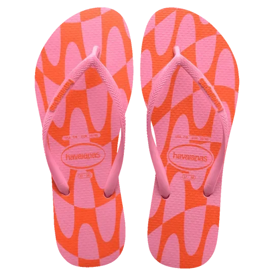 Slim Distorted Wave Thongs