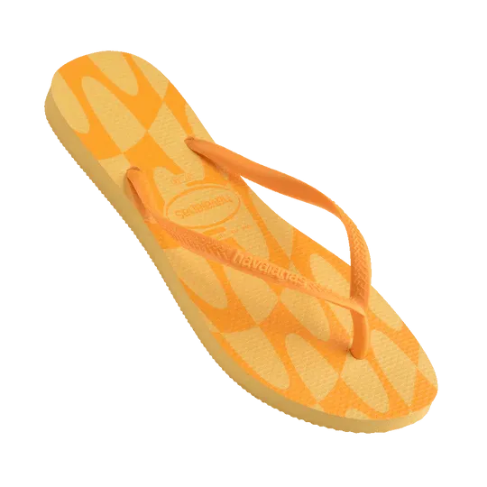 Slim Distorted Wave Thongs - Beachin Surf