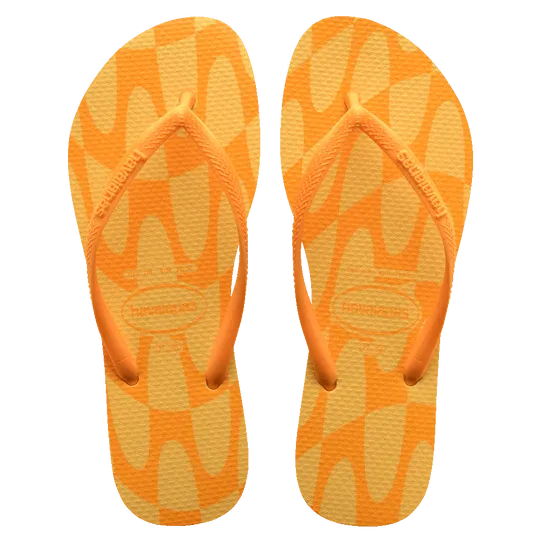 Slim Distorted Wave Thongs - Beachin Surf