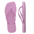 Slim Square Toe Logo Thongs - Beachin Surf