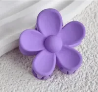 SMALL PASTEL PURPLE DAISY HAIR CLIP